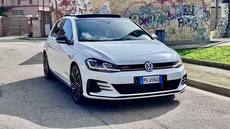 Usata VW Golf VII GTI 245 CV (180 kW) 2019 Bianco Berlina