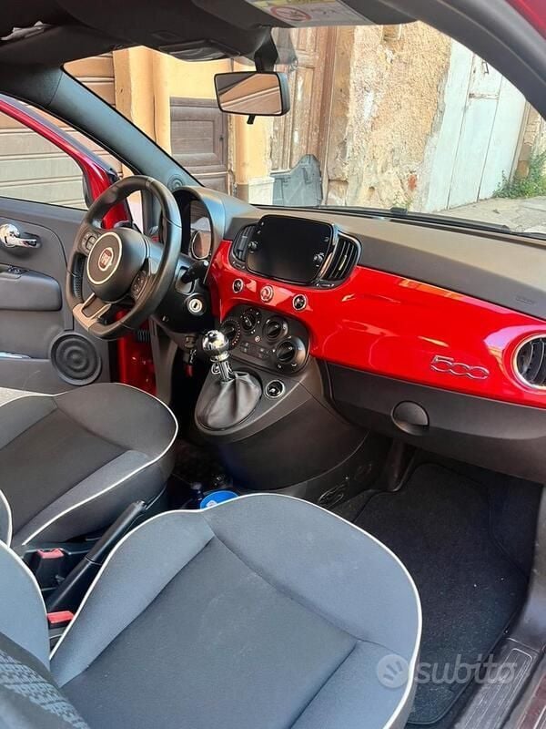 Usata Fiat 500 Sport 69 CV (50 kW) 2019 Rosso