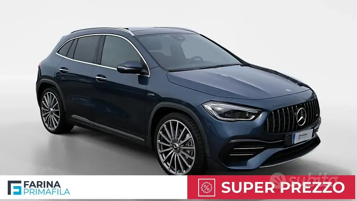 Usado Mercedes GLA35 AMG AMG 306 CV (225 kW) 2022 Azul SUV