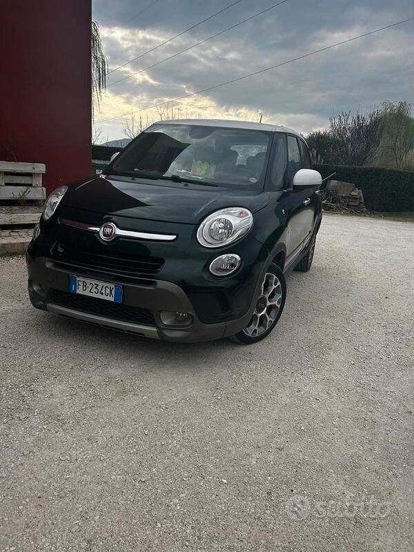 Usata Fiat 500L 120 CV (88 kW) 2015 Verde Monovolume