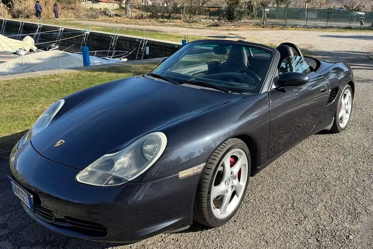 Usata Porsche Boxster 280 CV (205 kW) 2005 Blu/azzurro Cabrio