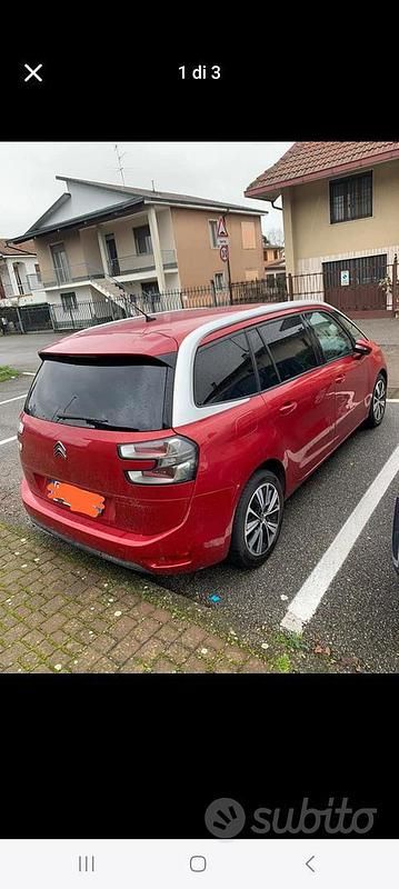 Usata Citroën C4 120 CV (88 kW) 2017 Rosso Monovolume