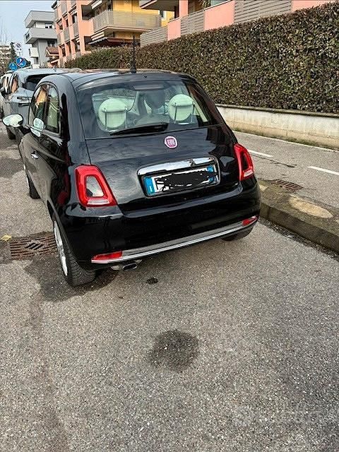 Usata Fiat 500 Lounge 69 CV (50 kW) 2018 Nero Utilitaria