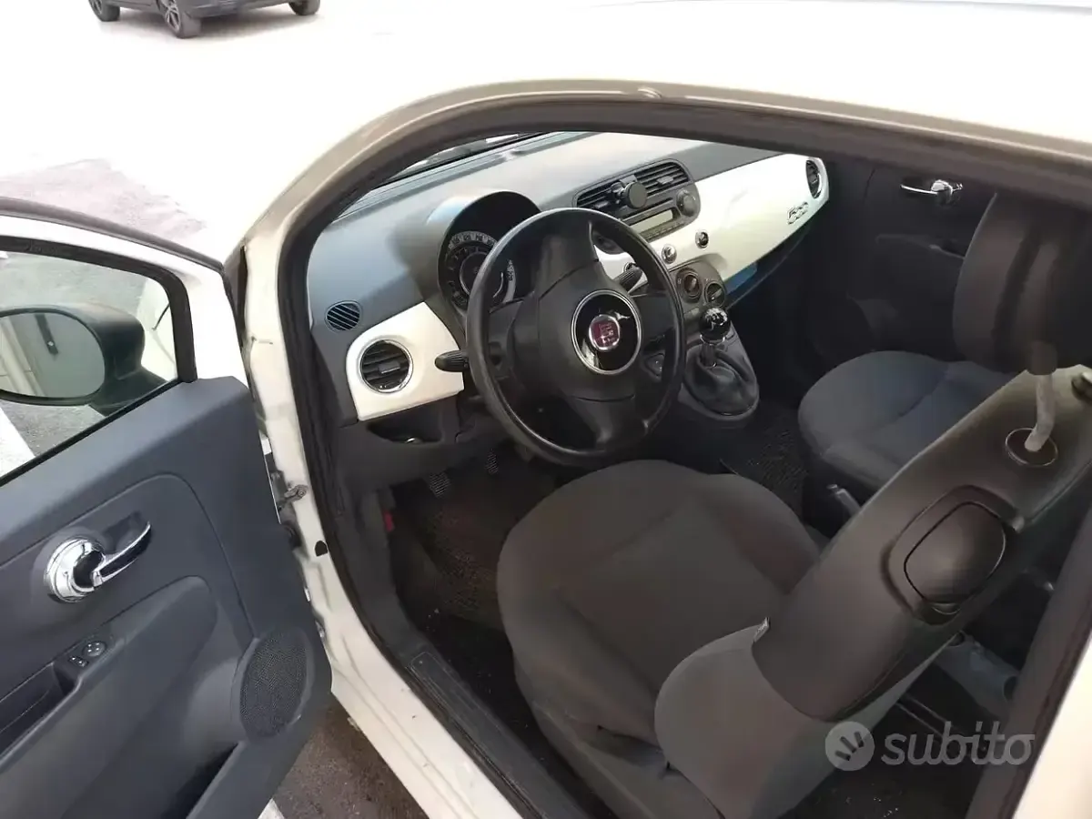 Usata Fiat 500 69 CV (50 kW) 2008 Bianco Berlina