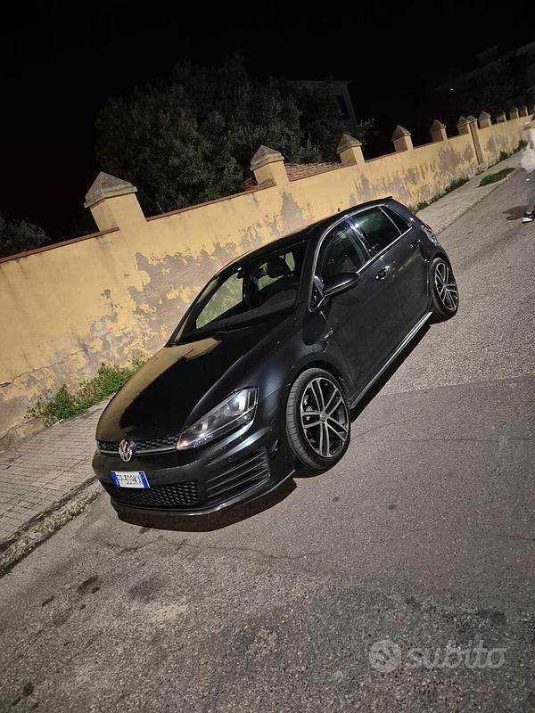 Usata VW Golf VII GTD 184 CV (135 kW) 2014 Grigio Berlina