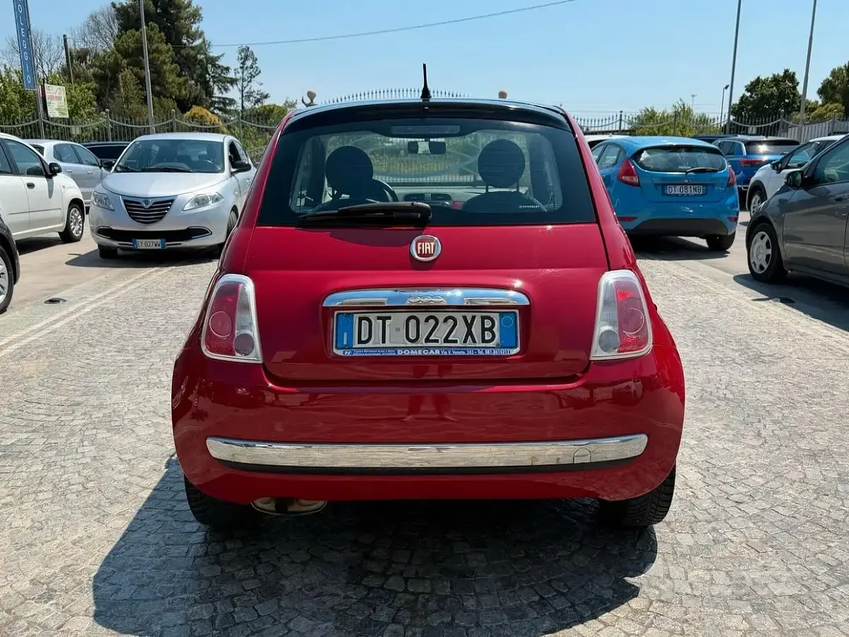 Usata Fiat 500 Pop 69 CV (50 kW) 2009 Rosso Cabrio