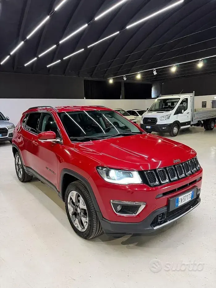 Usata Jeep Compass Limited 140 CV (102 kW) 2018 Rosso SUV