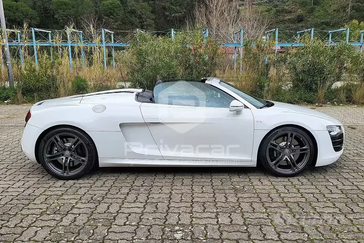 Usata Audi R8 Spyder 525 CV (386 kW) 2012 Bianco Cabrio