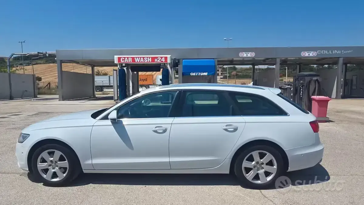 Usata Audi A6 190 CV (139 kW) 2014 Bianco Station wagon