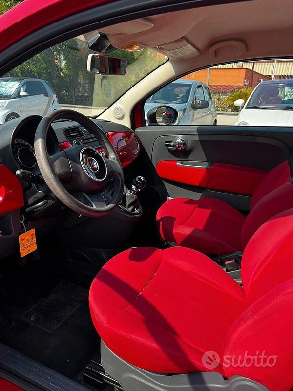 Usata Fiat 500 69 CV (50 kW) 2010 Rosso Utilitaria