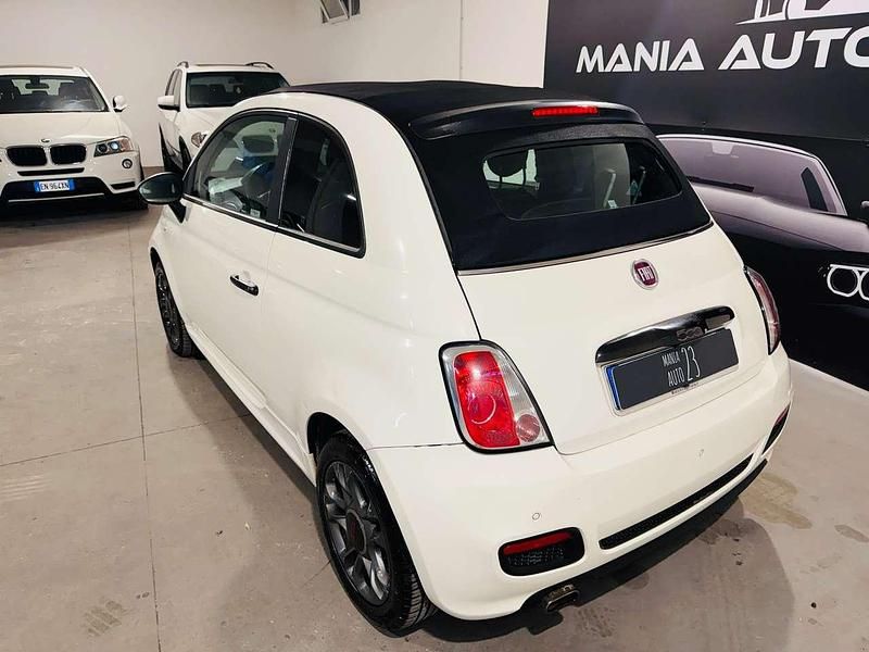 Usata Fiat 500C S 69 CV (50 kW) 2014 Bianco Cabrio