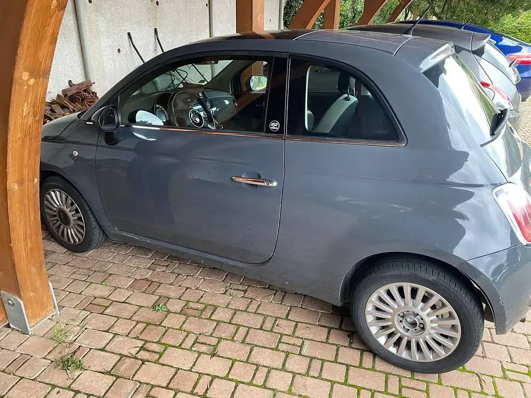 Usata Fiat 500 Lounge 86 CV (63 kW) 2011 Grigio Utilitaria