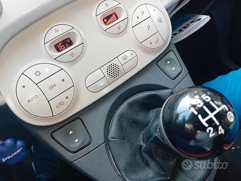 Usata Fiat 500 69 CV (50 kW) 2013 Bianco Utilitaria