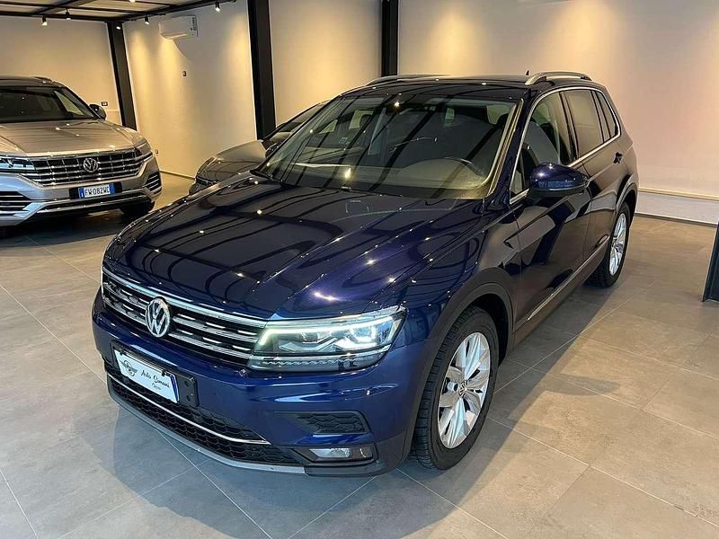 Usata VW Tiguan Advance 150 CV (110 kW) 2020 Blu/azzurro SUV