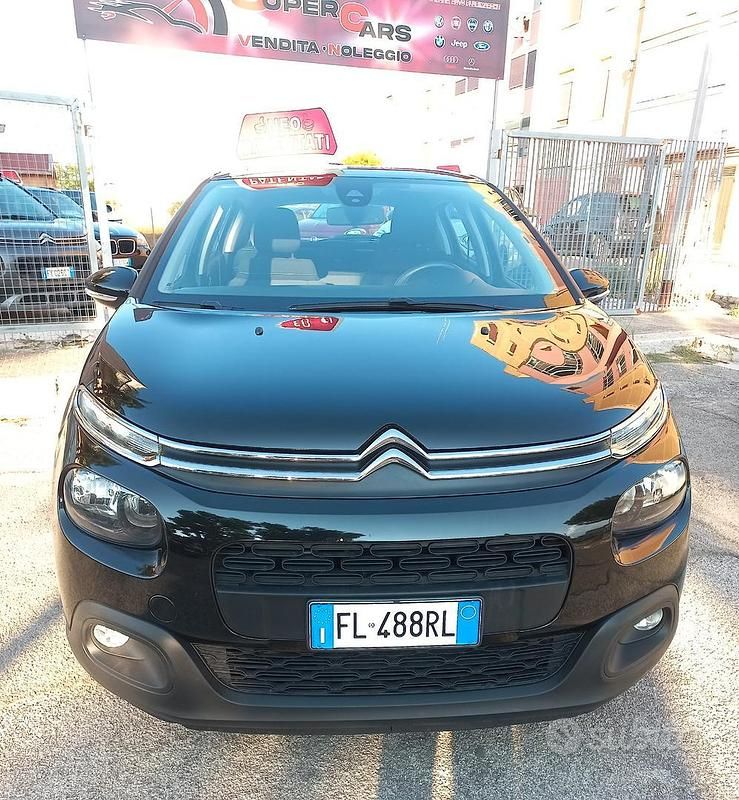 Usata Citroën C3 Feel 68 CV (50 kW) 2017 Nero Utilitaria