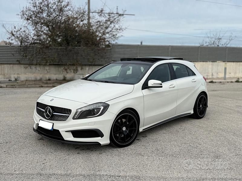 Usata Mercedes A180 Premium 109 CV (80 kW) 2013 Bianco Utilitaria