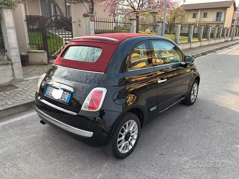 Usata Fiat 500 Lounge 69 CV (50 kW) 2012 Cabrio