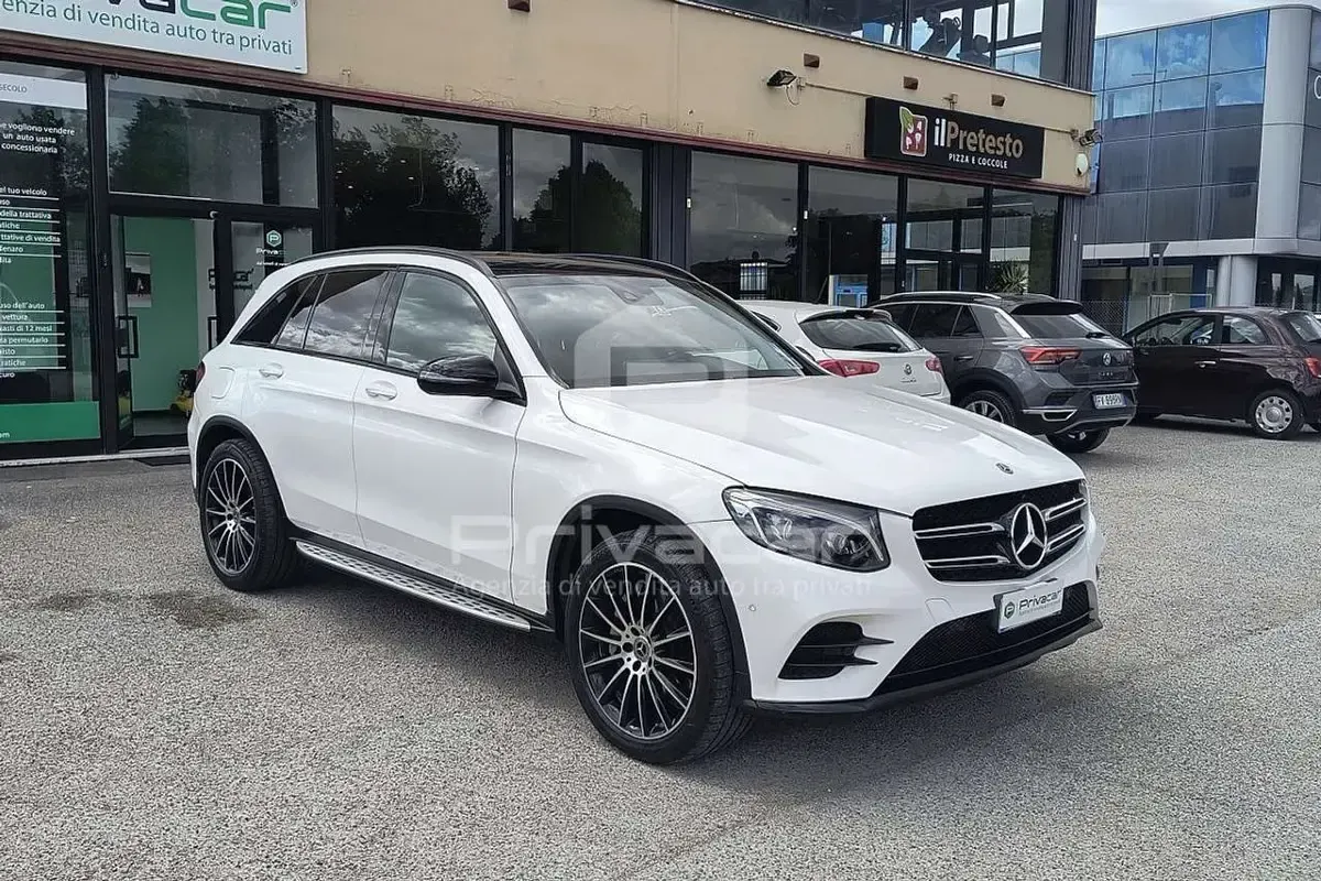 Usata Mercedes GLC250 Premium 204 CV (150 kW) 2019 Bianco SUV
