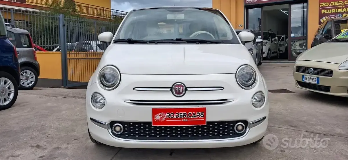 Usata Fiat 500 Lounge 69 CV (50 kW) 2016 Bianco Utilitaria