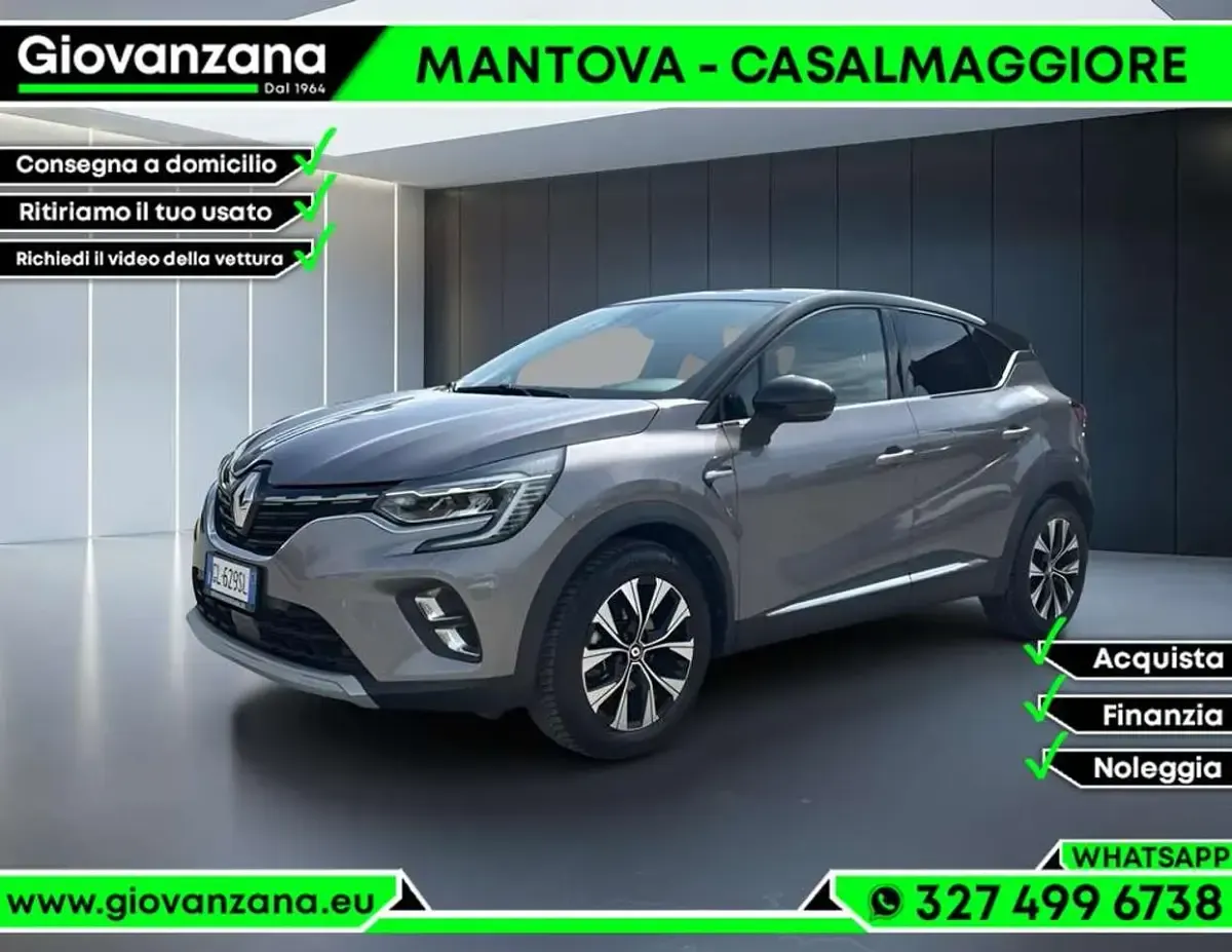 Usata Renault Captur Techno 143 CV (105 kW) 2023 Grigio cassiopea/tetto nero SUV