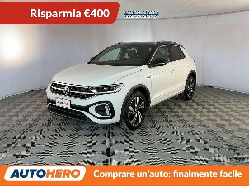 Usata VW T-Roc R-line 150 CV (110 kW) 2022 Bianco SUV
