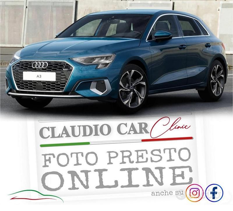 Blu Usata 2021 Audi A3 Advanced Tre volumi | 22.500 € (Buon prezzo) - Immagine 1/3