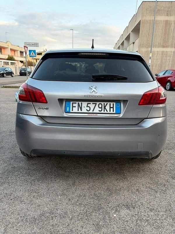 Usata Peugeot 308 Allure 131 CV (96 kW) 2018 Grigio Berlina