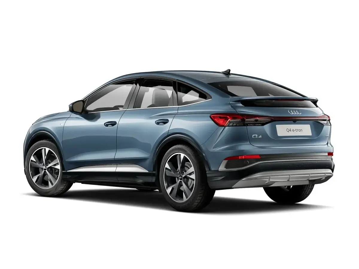 Usata Audi Q4 Sportback e-tron S-Line 194 kW (265 CV) 2023 Blu geyser metallizzato SUV