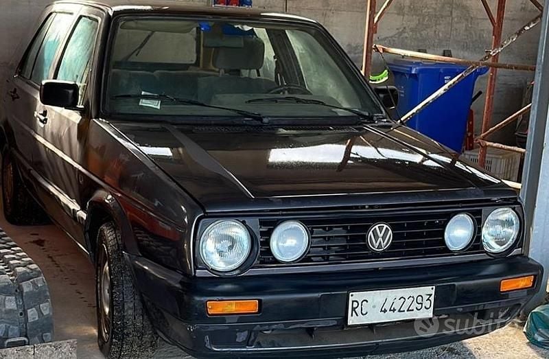 Usata VW Golf II 1990 Grigio Utilitaria