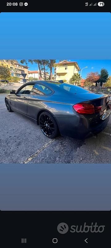 Usata BMW 420 Coupé 190 CV (139 kW) 2015 Grigio Coupé