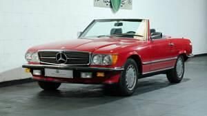 Usata Mercedes 560 230 CV (169 kW) 1988 Rosso Cabrio