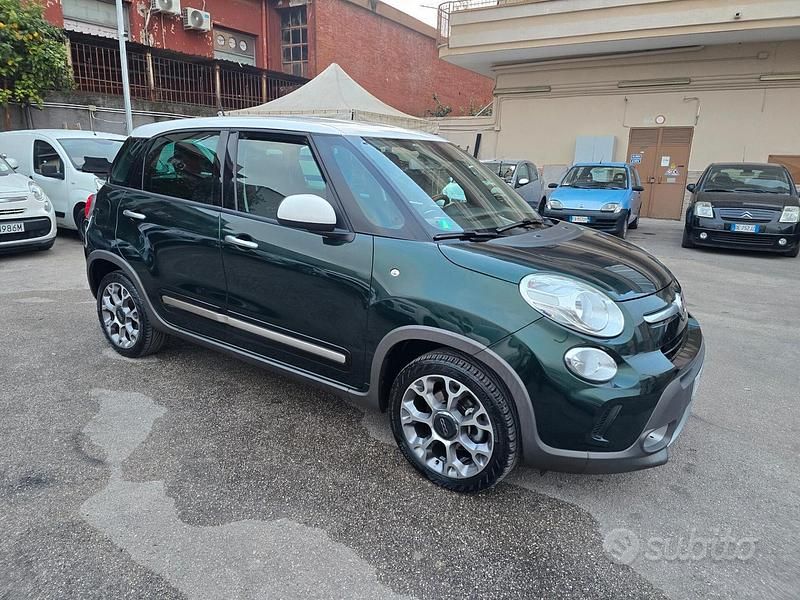 Usata Fiat 500L Trekking 95 CV (69 kW) 2016 Verde Monovolume