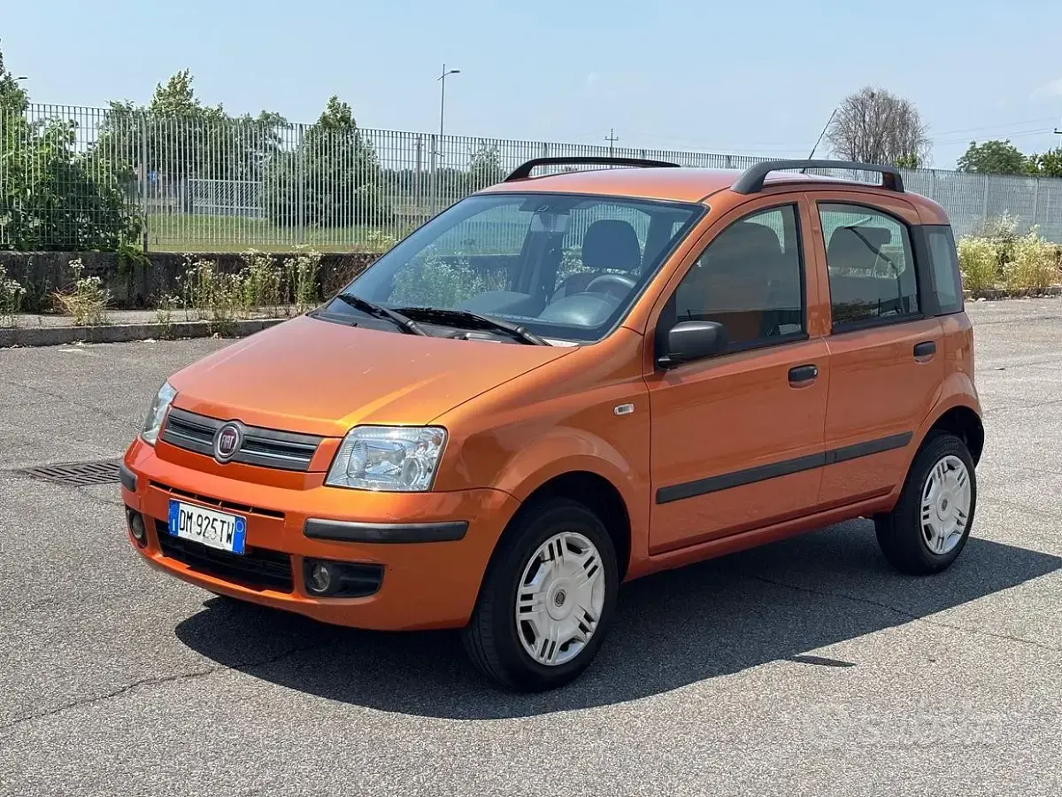 Usata Fiat Panda Dynamic 60 CV (44 kW) 2008 Arancione Utilitaria