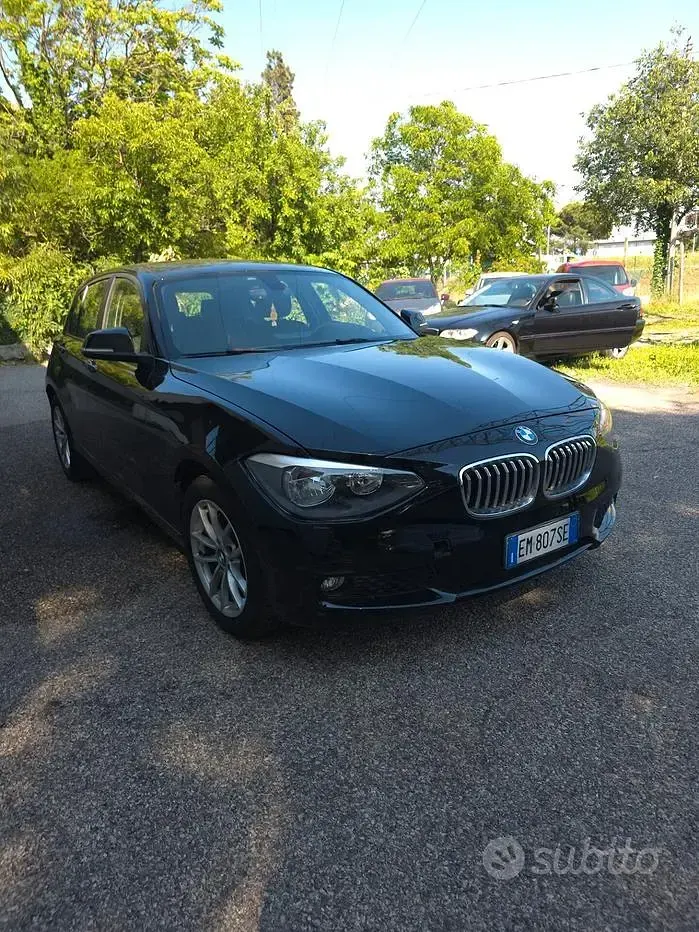 Usata BMW 116 Efficient Dynamics 116 CV (85 kW) 2012 Nero Utilitaria