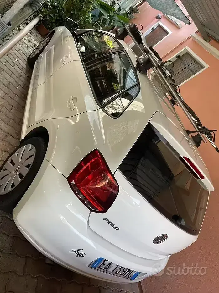 Usata VW Polo 90 CV (66 kW) 2010 Bianco Utilitaria
