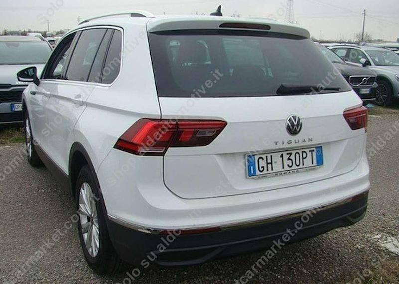 Usata VW Tiguan Life 150 CV (110 kW) 2021 Bianco SUV