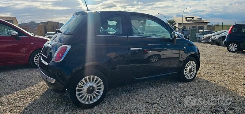 Usata Fiat 500 Lounge 69 CV (50 kW) 2012 Nero Berlina