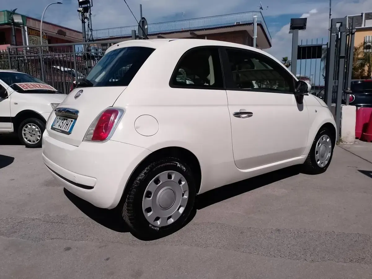 Usata Fiat 500 69 CV (50 kW) 2009 Bianco Cabrio