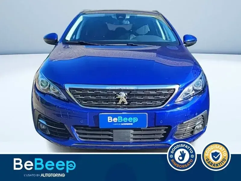Begagnad Peugeot 308 SW Allure 131 HK (96 kW) 2019 Blå Kombi
