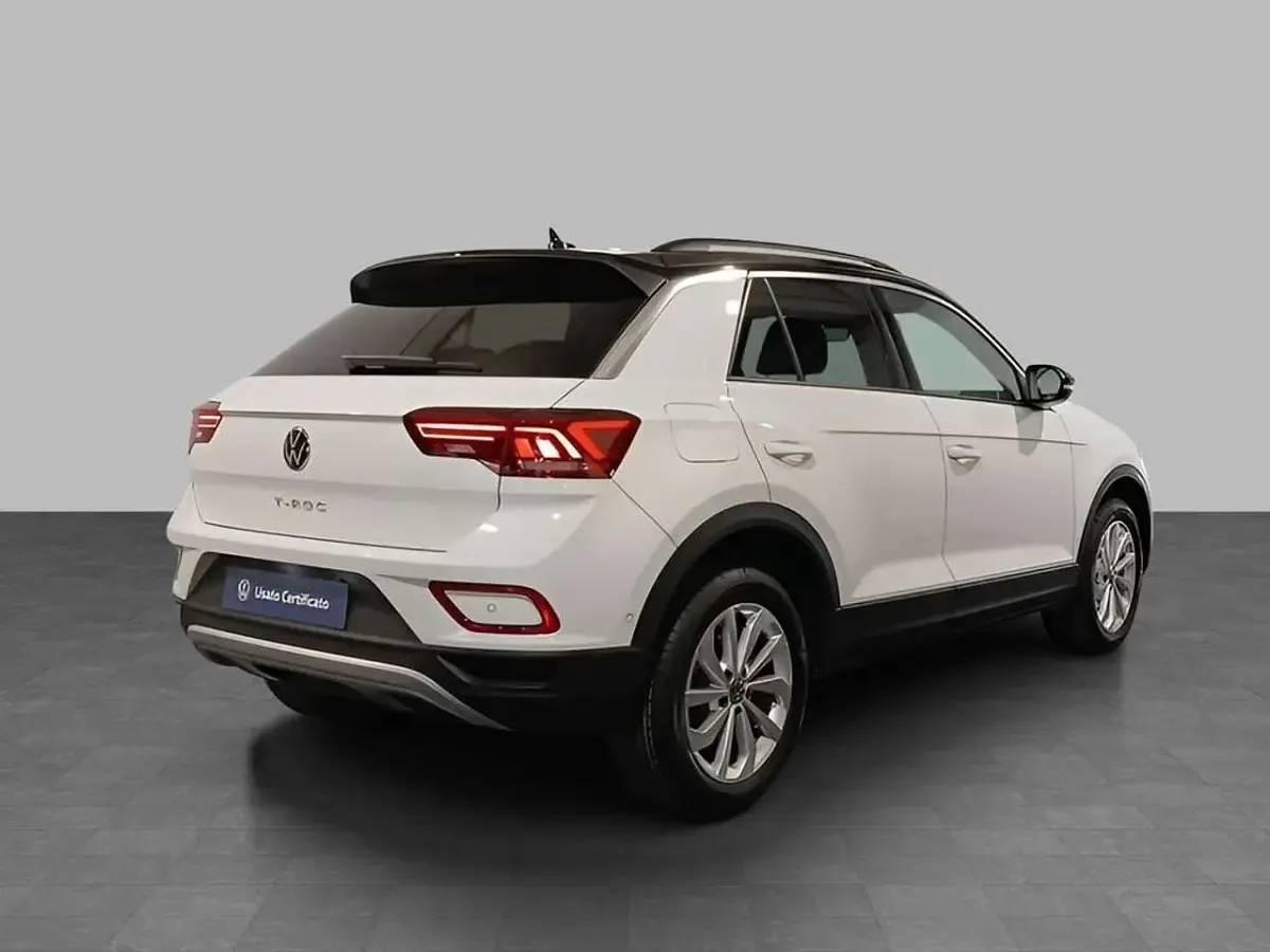 Nuova VW T-Roc Edition 150 CV (110 kW) 2025 Pure white nero SUV
