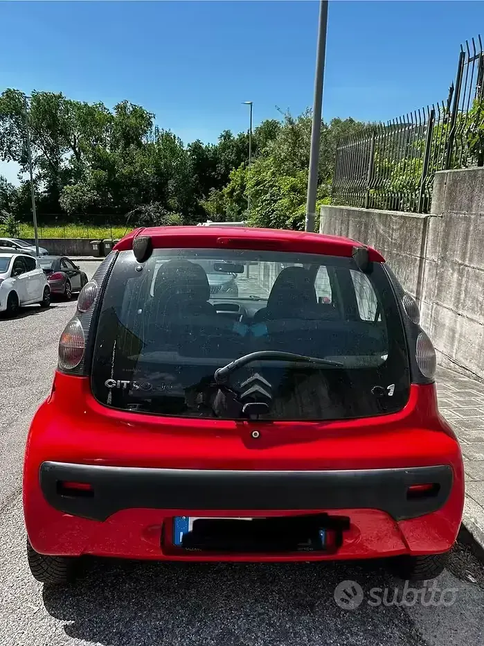 Usata Citroën C1 68 CV (50 kW) 2005 Rosso Utilitaria
