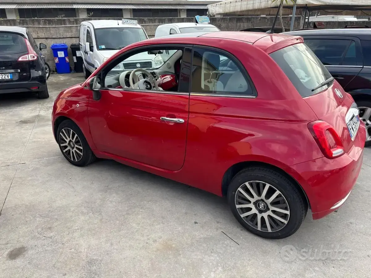 Usata Fiat 500 Lounge 69 CV (50 kW) 2019 Rosso Berlina