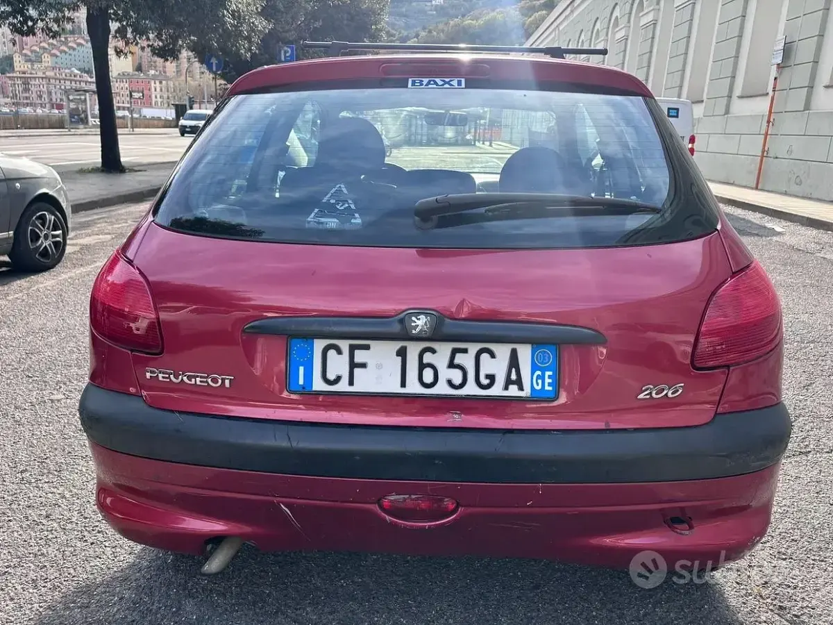 Usata Peugeot 206 60 CV (44 kW) 2003 Rosso Coupé