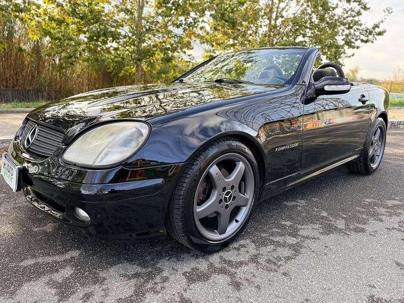 Nero Usata 2002 Mercedes SLK230 AMG Cabrio | 7990 € (Super prezzo) - Immagine 1/4