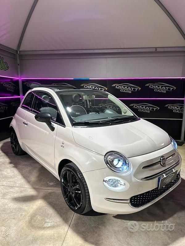 Usata Fiat 500C 69 CV (50 kW) 2016 Bianco Cabrio