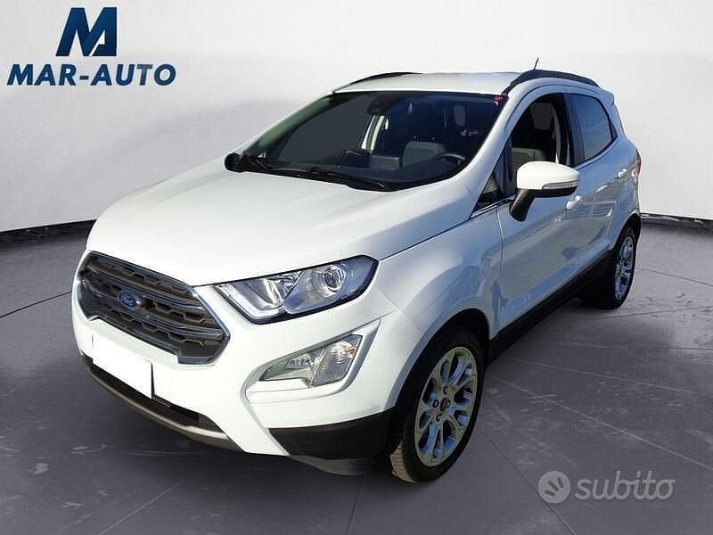 Usata Ford Ecosport Titanium 125 CV (91 kW) 2021 Bianco SUV