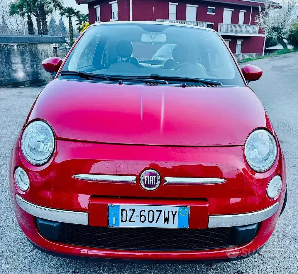 Usata Fiat 500 69 CV (50 kW) 2010 Rosso Berlina