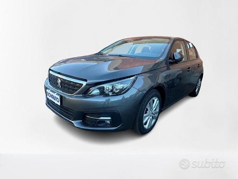 Usata Peugeot 308 Active 131 CV (96 kW) 2021 Grigio scuro Berlina