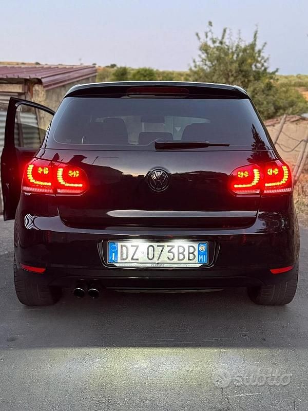 Usata VW Golf VI 110 CV (80 kW) 2009 Nero Utilitaria