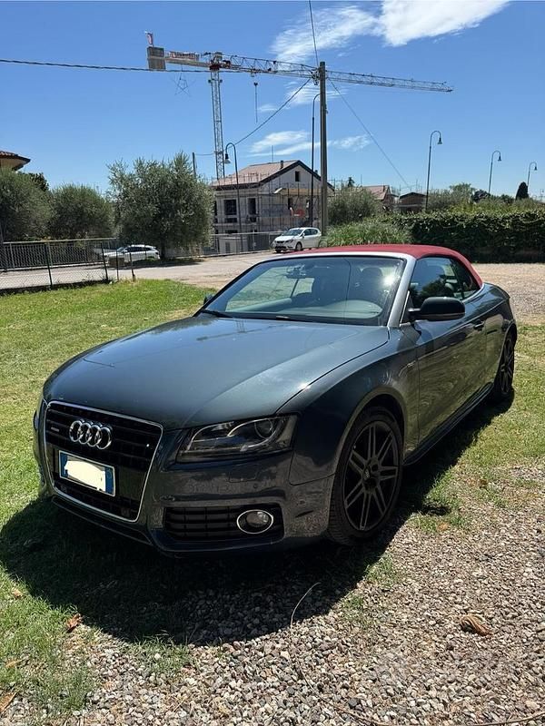 Grigio Usata 2012 Audi A5 Cabriolet Cabrio | 11.500 € - Immagine 1/4